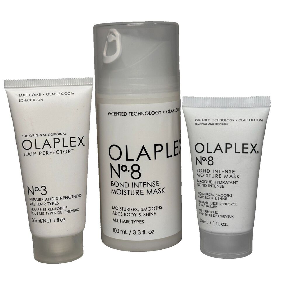 Olaplex No.8 and No.3 - set of 3